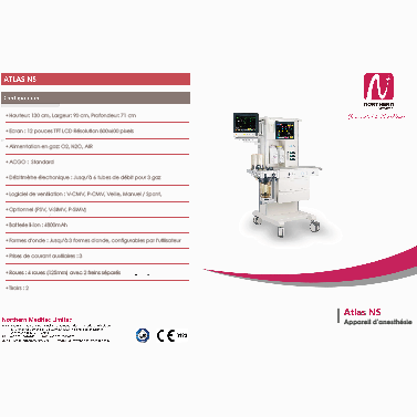 appareil d'anesthésie Atlas N5